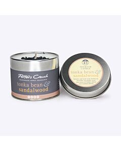 Potters Crouch Candle Tin Tonka Bean and Sandalwood